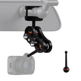 RNVEASS Garmin dash cam mount aluminum bracket for stable, universal compatibility.