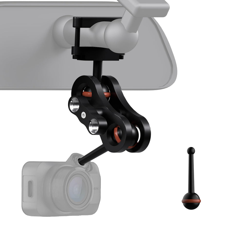 RNVEASS Garmin dash cam mount aluminum bracket for stable, universal compatibility.