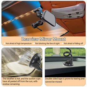 RNVEASS two 1/4-inch screw holes expand accessory compatibility.