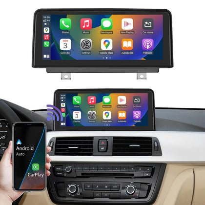 Road Top 10-25 inch CarPlay screen for BMW NBT upgrade, easier in-car connectivity.