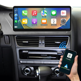 Road Top 12.3-inch CarPlay upgrade for Audi A4/A5 enhances dashboard display clarity.