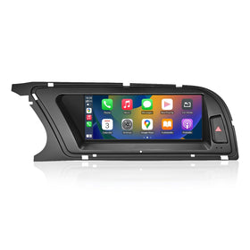 Road Top 8.9-inch CarPlay screen front view for Audi A4, premium multimedia upgrade.