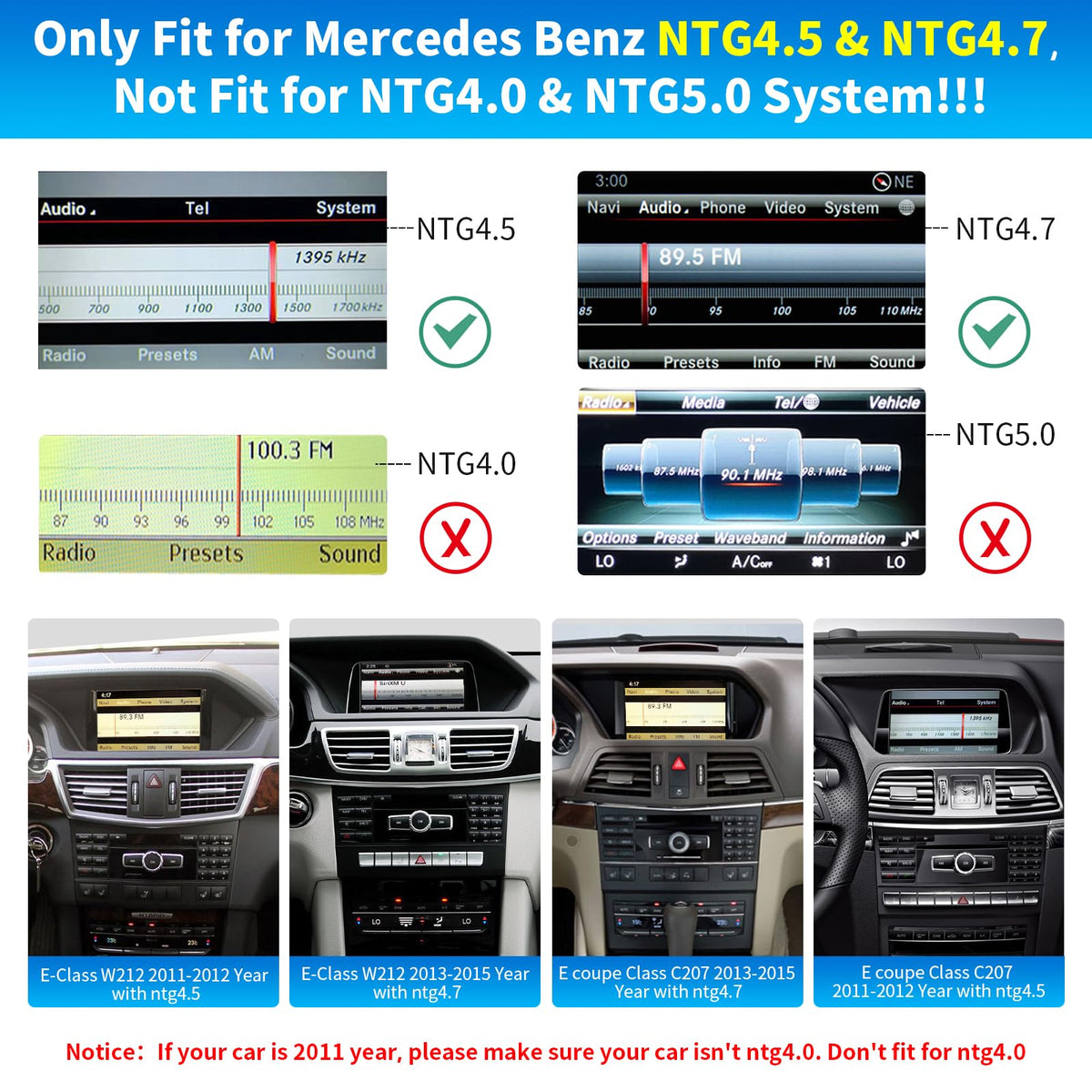 Road Top CarPlay interface decoder installed in the car, preserving OEM look.