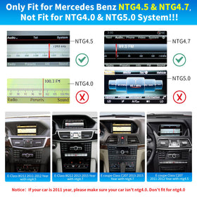 Road Top CarPlay interface decoder installed in the car, preserving OEM look.