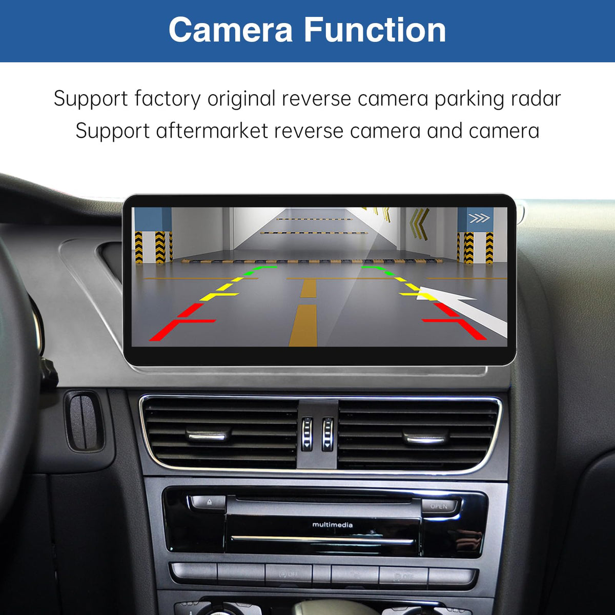 Road Top MirrorLink mirrors your phone for apps and media.