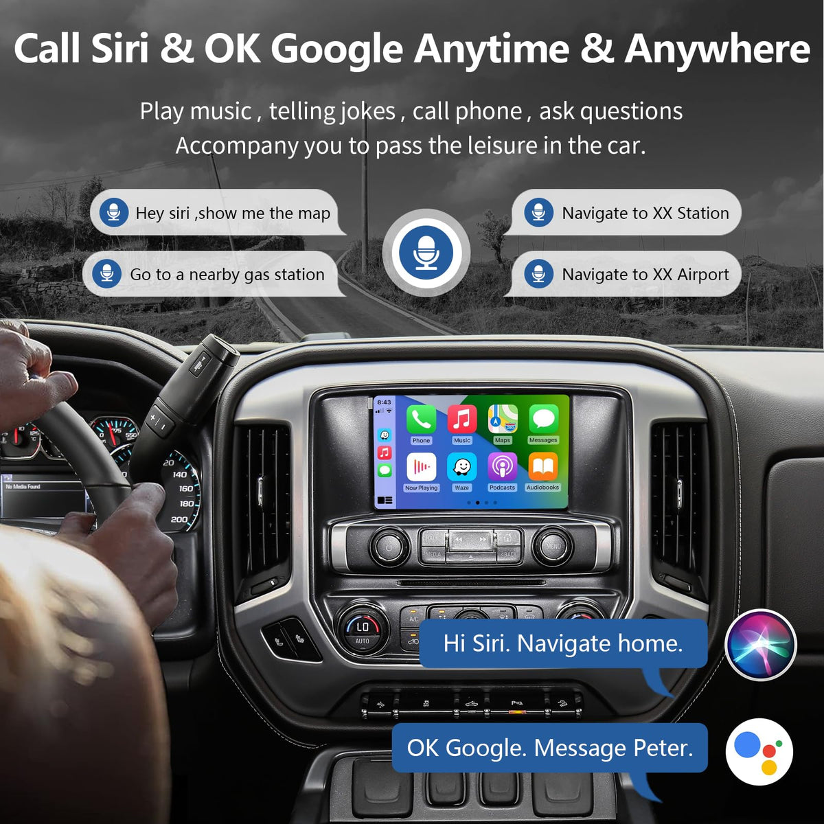 Road Top MirrorLink for iPhone and Android enhances dashboard connectivity.