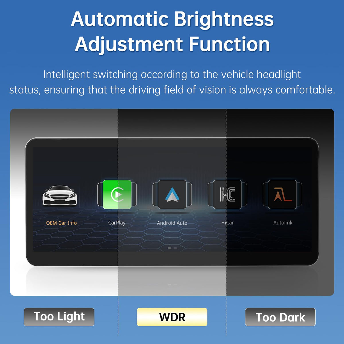 Road Top reverse camera support integrates factory or aftermarket cameras for parking.