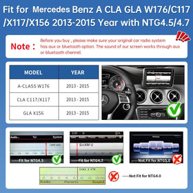 Road Top wireless carplay android auto enables hands-free navigation in Mercedes.