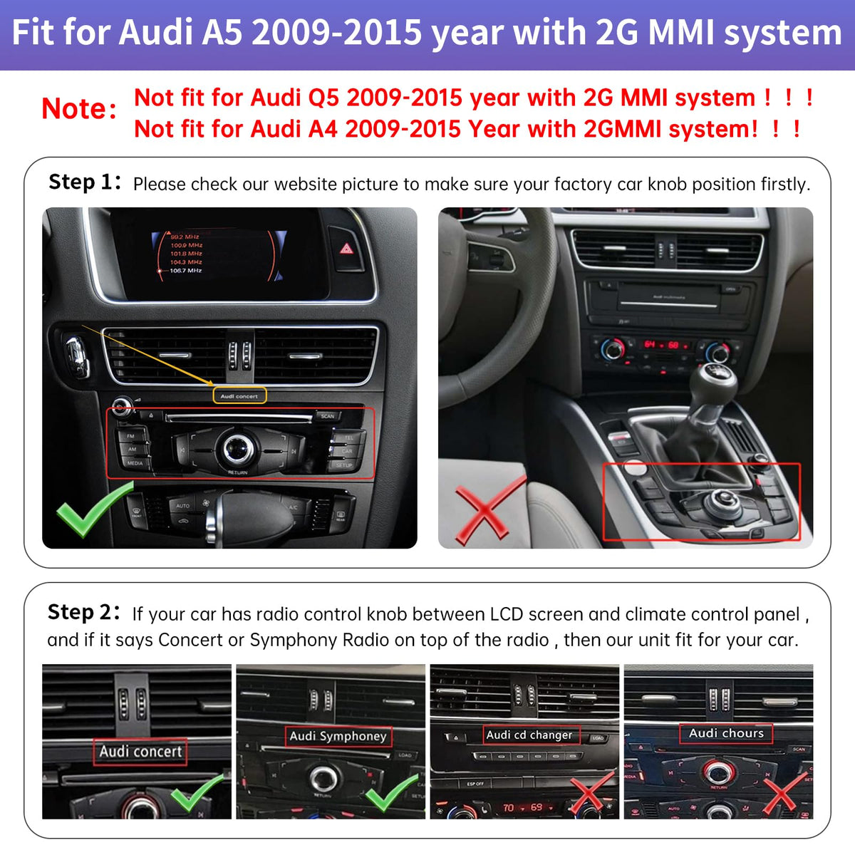 Road Top wireless CarPlay and Android Auto for hands-free navigation.