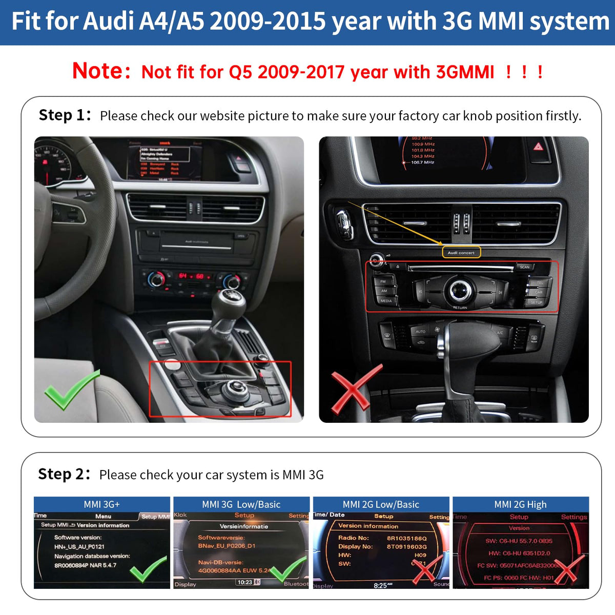 Road Top wireless CarPlay enables hands-free navigation and calls in the Audi cabin.