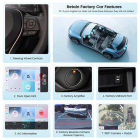 Roadanvi X12 wireless CarPlay Android Auto setup enables hands-free connectivity