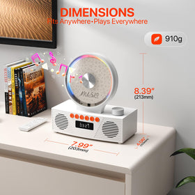 ROADOM on a desk in a cozy kitchen scene adding decorative sound to home spaces