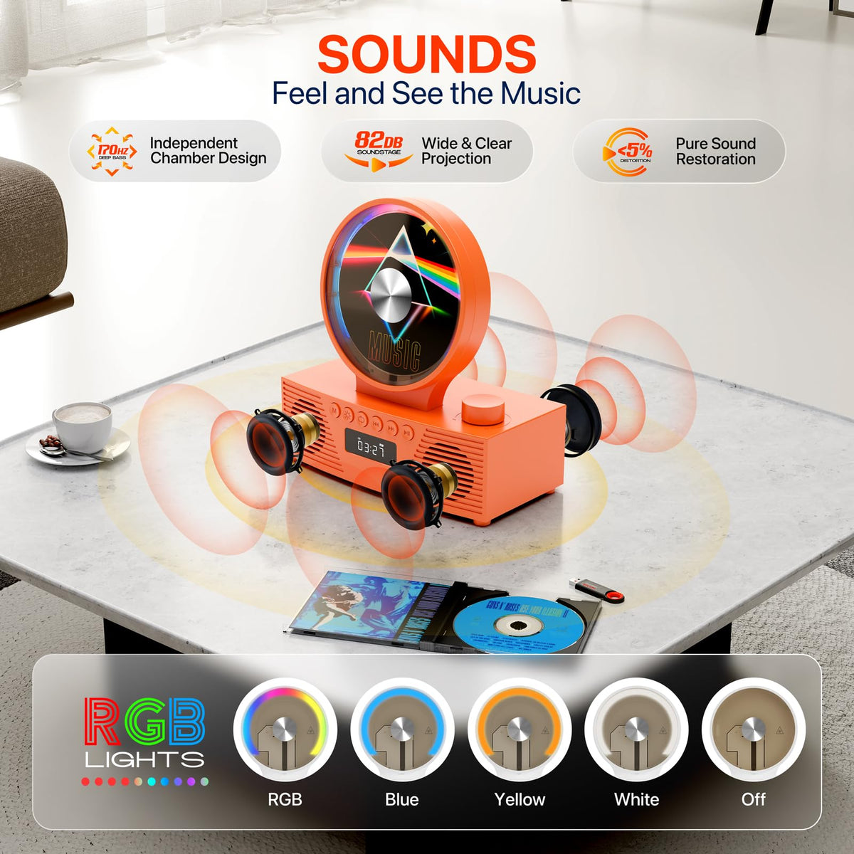 ROADOM remote control makes easy operation from a distance