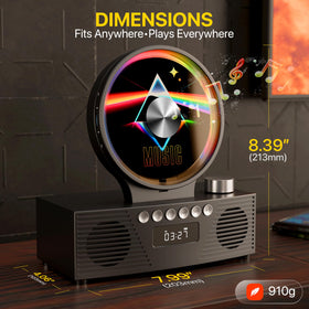 ROADOM USB and AUX inputs enable quick device connections.