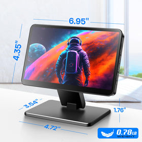 ROADOM versatile stand and accessories for adjustable viewing angles.