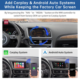 Road Top OEM-retained CarPlay box keeps factory MMI while adding modern features