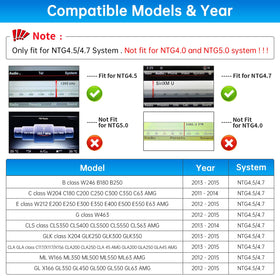Road Top wireless CarPlay and Android Auto upgrade for Mercedes NTG47 models.