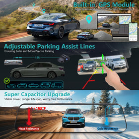 Roadwitness 64GB microSD card and mounting accessories included for recordings