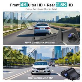 Roadwitness front camera close-up highlighting 4K sensor for detailed recordings
