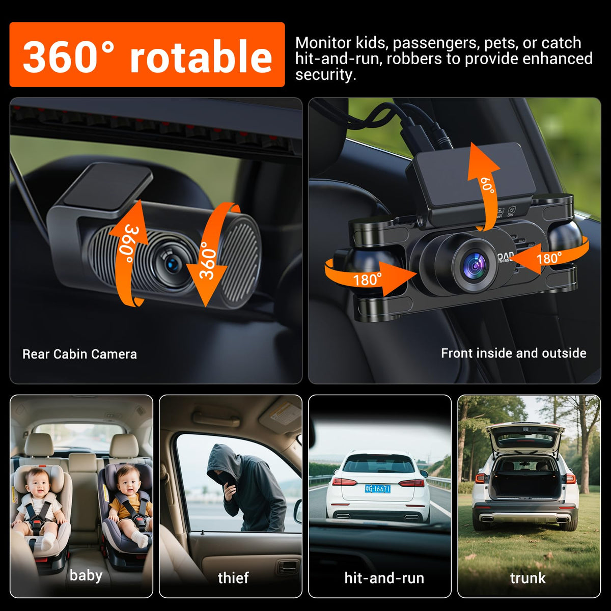RoadWitness GPS logs location and speed for precise records.