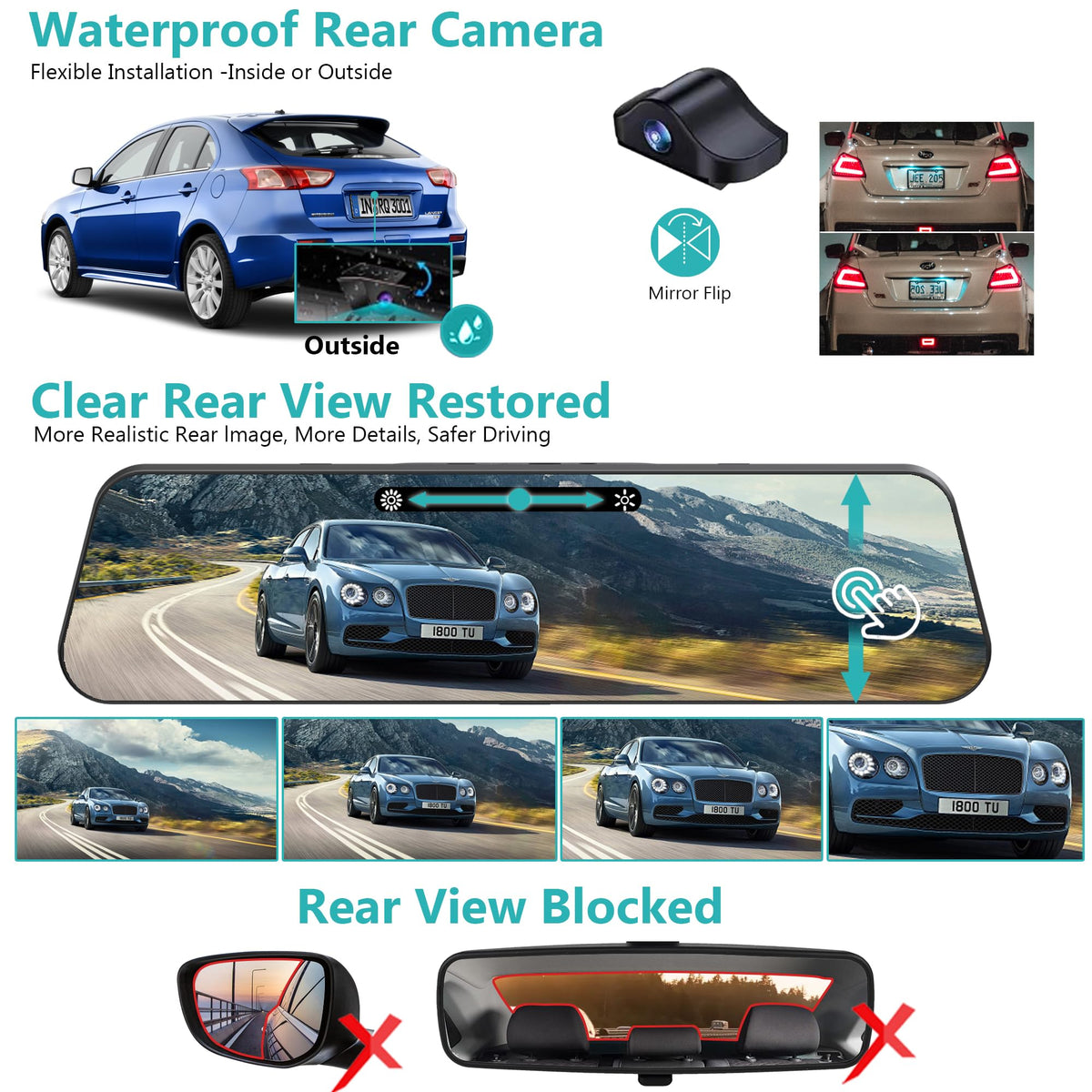 Roadwitness app screenshot transferring footage quickly via 5.8GHz WiFi