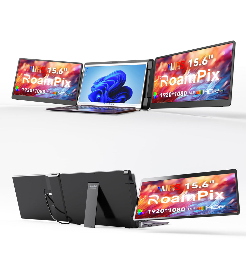 RoamPix left-screen 360 rotation for face-to-face collaboration.