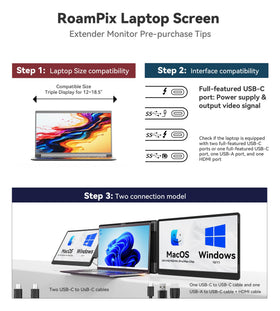 RoamPix USB-C connection setup simplifies plug and play on the go.