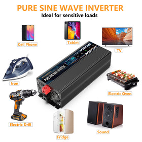 ROARBATT four AC outlets configuration enables flexible on-the-go power