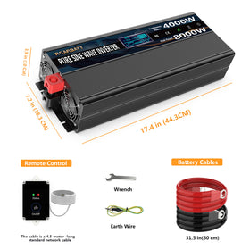 ROARBATT installation accessories included with quick-connect cables and remote