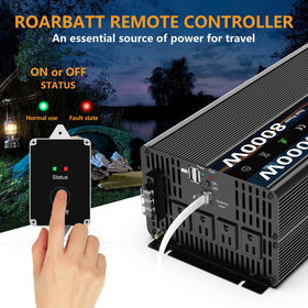 ROARBATT rugged aluminum housing supports outdoor use and travel