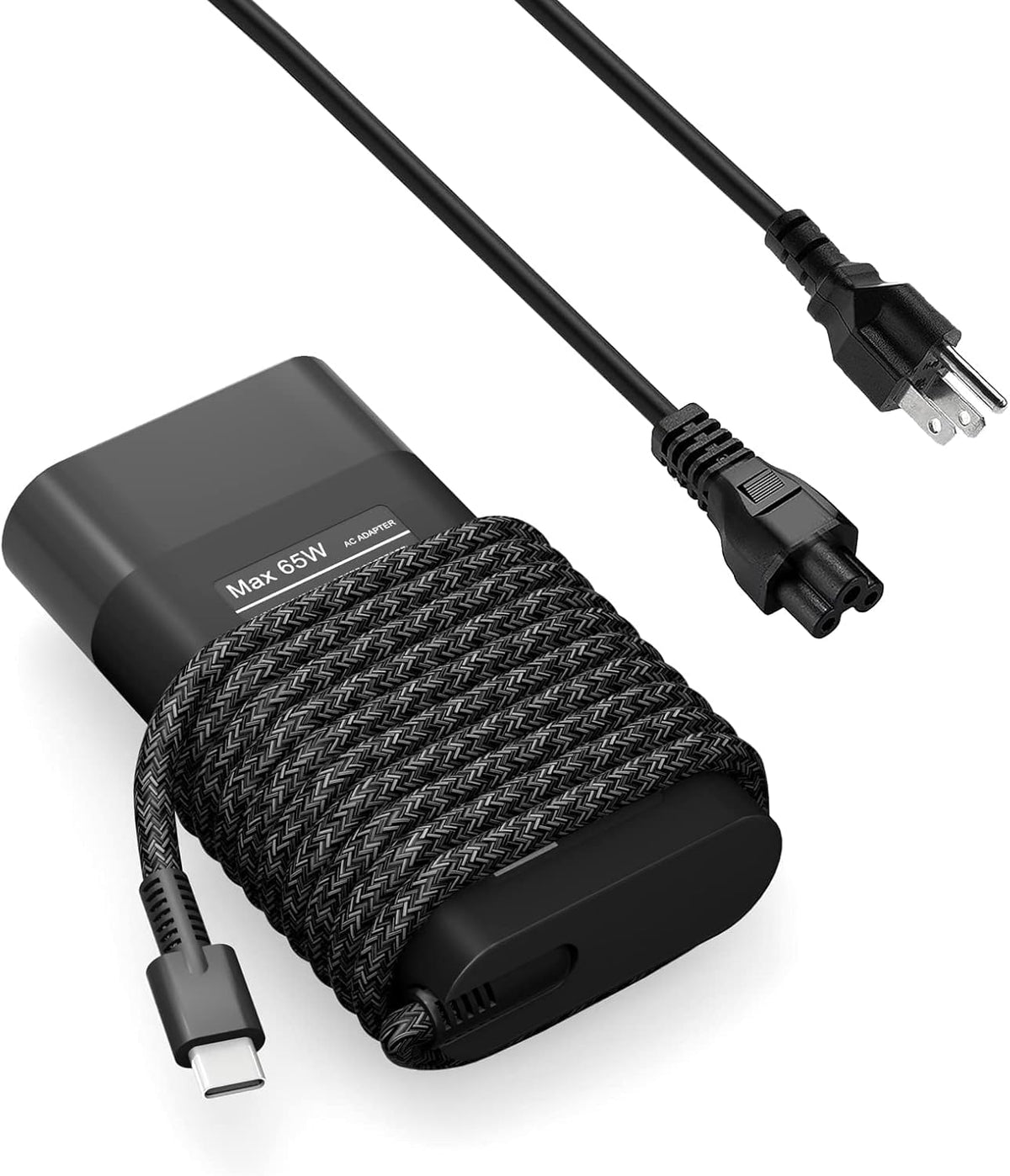 ROAYEWEY 65W USB-C charger front view for on-the-go charging