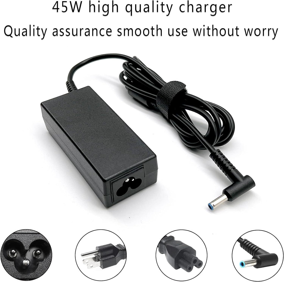 ROAYEWEY AC power cable blue-tip included for easy setup