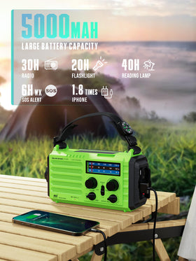 ROCAM telescopic antenna extended for AM FM shortwave reception benefit