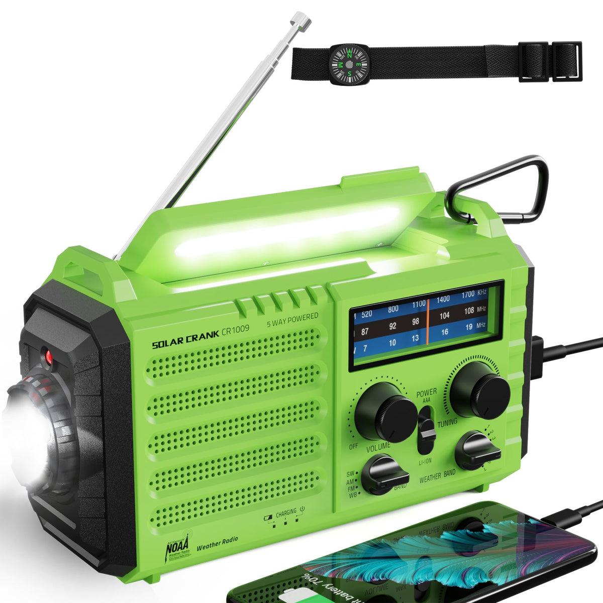 ROCAM front panel showing controls and easy access for quick emergency use