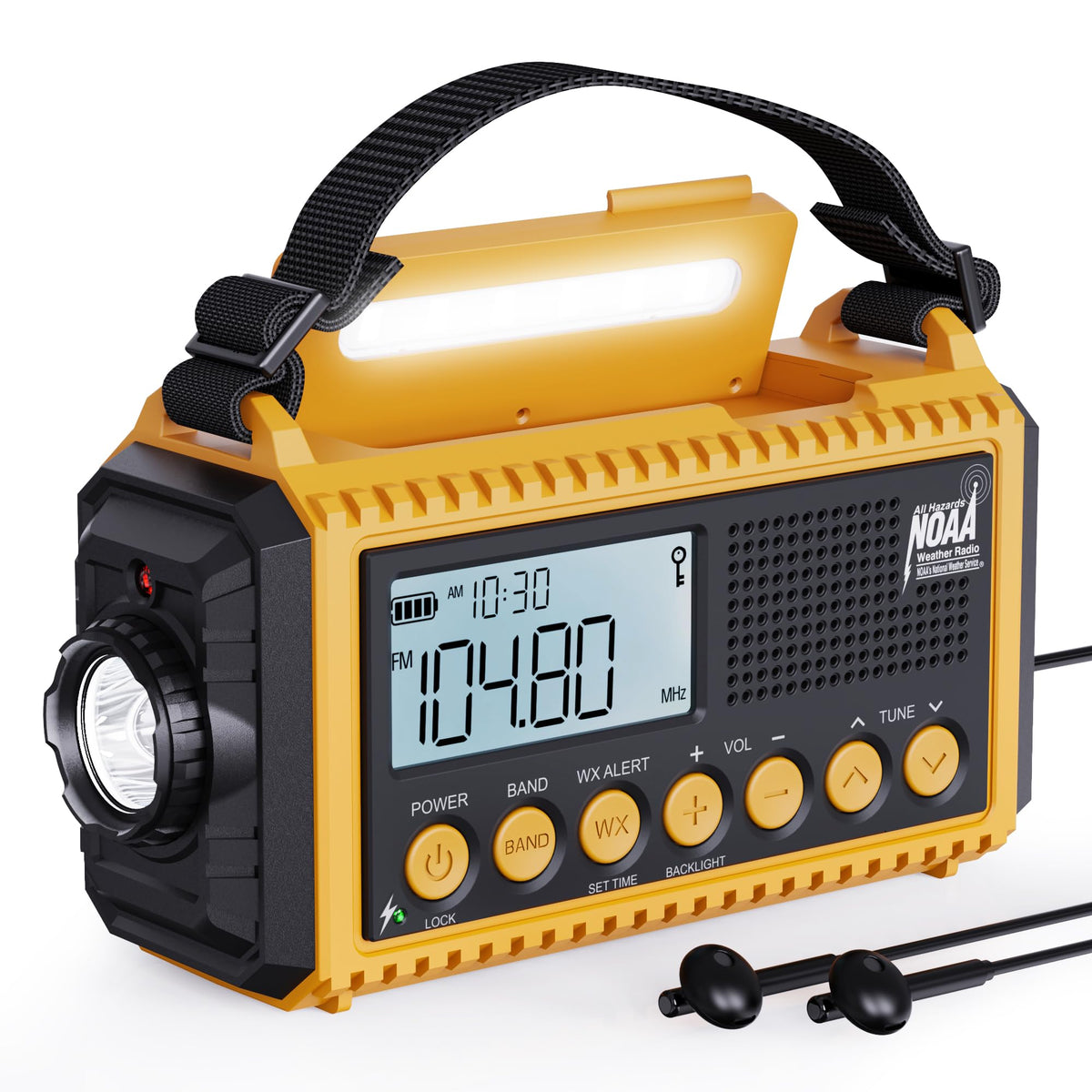 ROCAM front panel showing buttons and speaker, ready for quick alerts