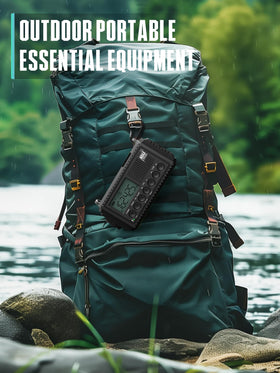 ROCAM ports panel with USB and headphone jack for versatile charging