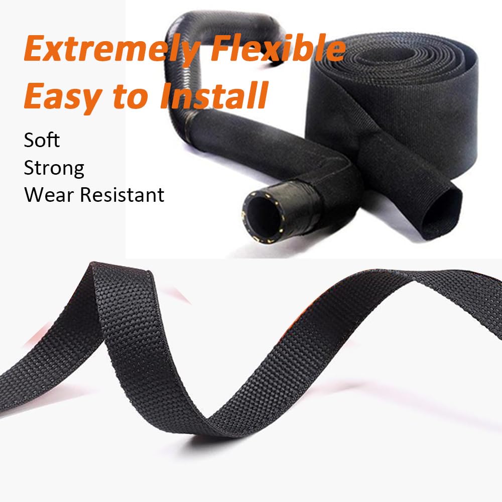 ROCKDIG cables bundled with sleeving for organized, protected wiring.