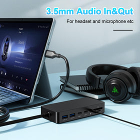 Rocketek package includes dock, power adapter, and manual.