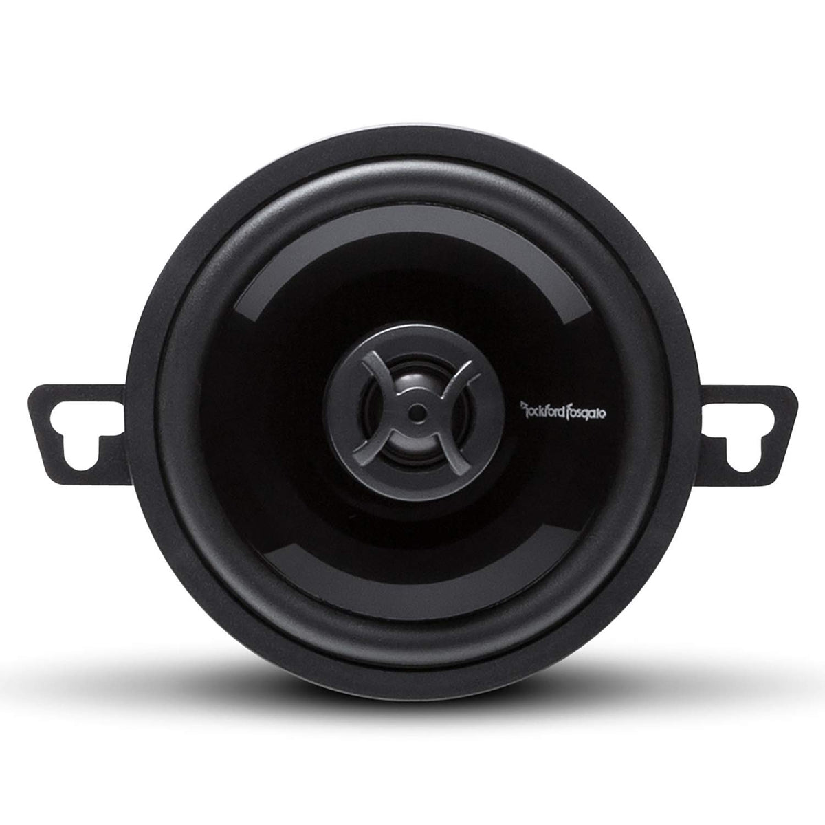 Rockford Fosgate P132 back view highlights mounting depth and wiring options for simple installation.