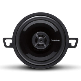 Rockford Fosgate P132 back view highlights mounting depth and wiring options for simple installation.