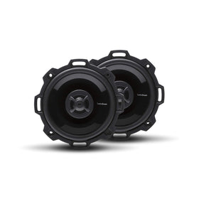 Rockford Fosgate P142 front view showing compact 4 inch speaker for factory replacement
