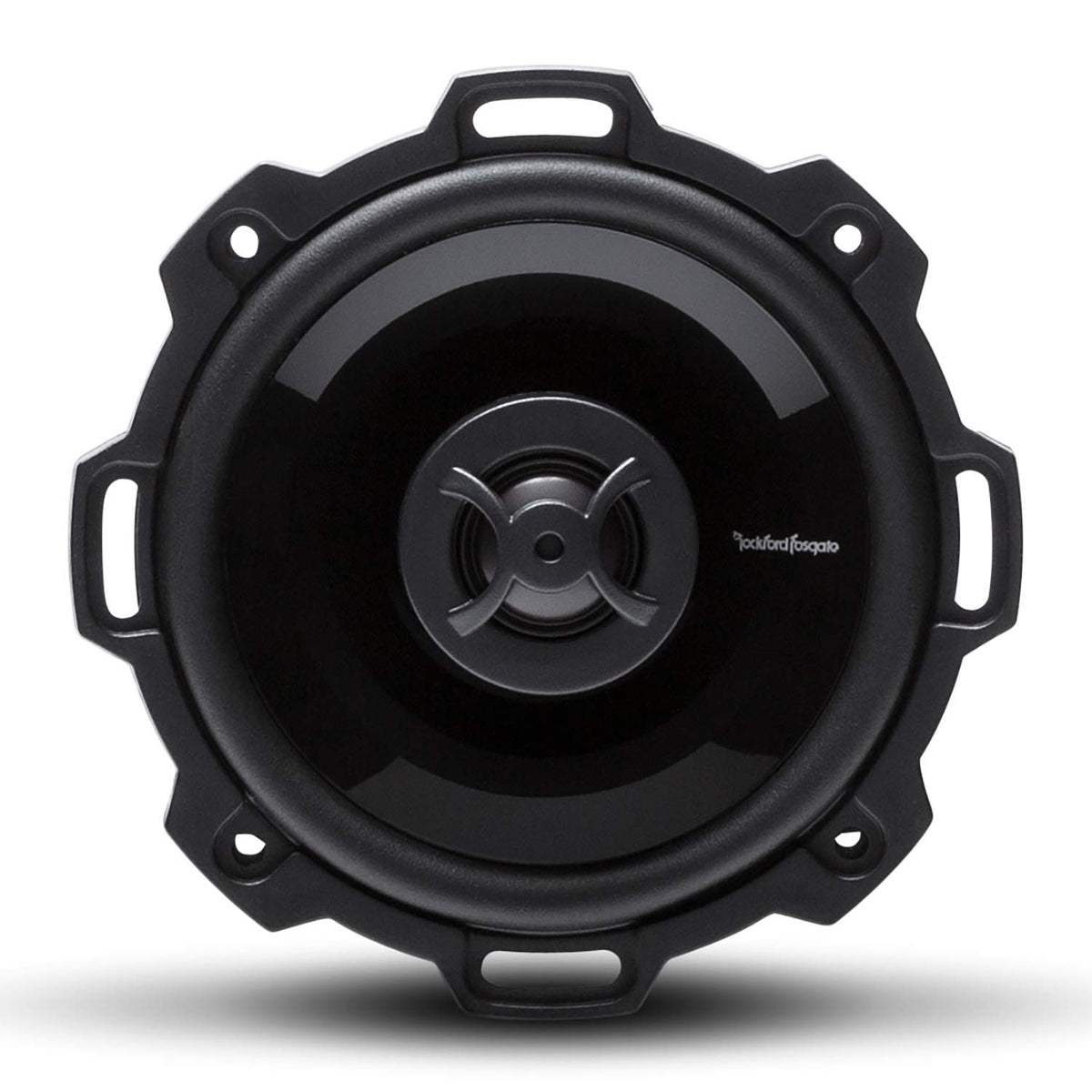 Rockford Fosgate P142 side profile highlighting slim depth for dashboard integration
