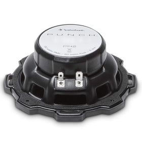 Rockford Fosgate P142 wiring area suggesting simple connections in OEM setups