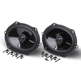 Rockford Fosgate P1572 flexfit basket design for precise OEM alignment.