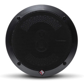 Rockford Fosgate P1675 side profile highlights slim depth for easy dash or door fit.