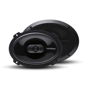 Rockford Fosgate P1694 front view highlights 6x9 size for easy car upgrade.