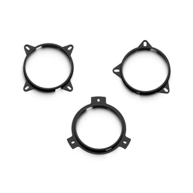 Rockford Fosgate P1V2-4 magnet close-up emphasizes rugged build and durability.