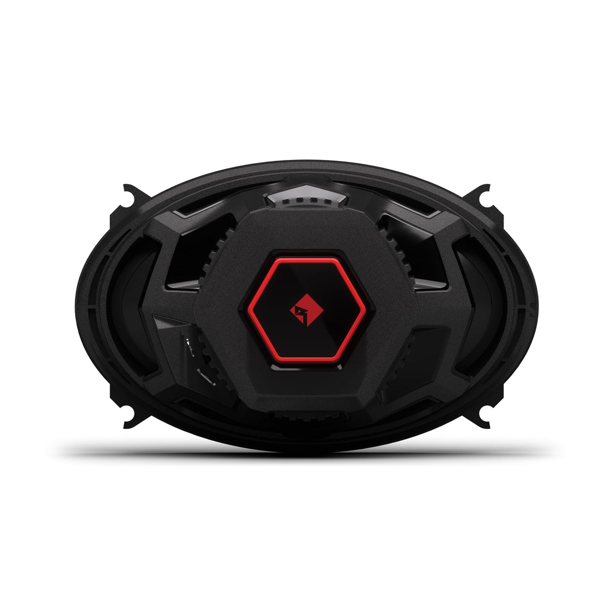 Rockford Fosgate P1V2-46 mounting holes aid quick installation