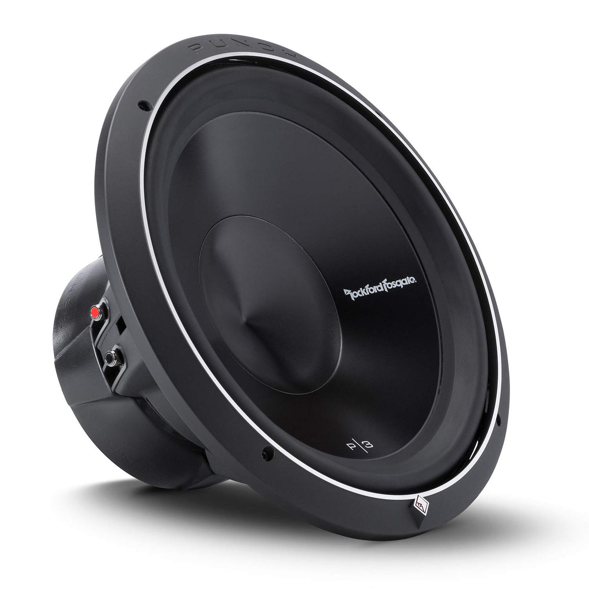 Rockford Fosgate P3D2-15 basket detail emphasizes rigidity