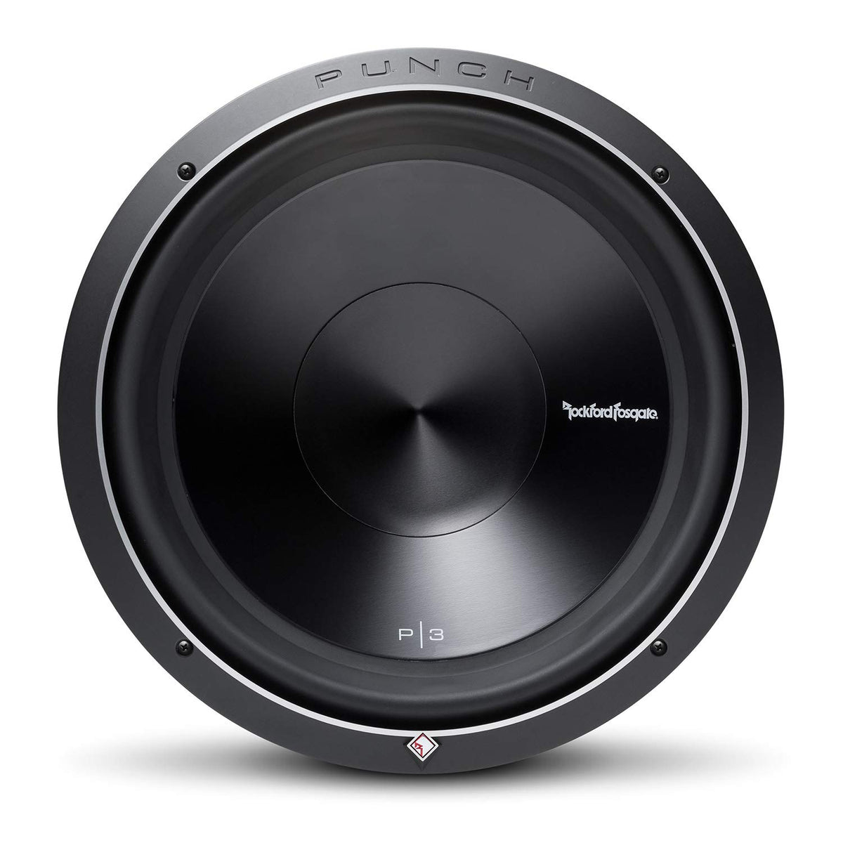 Rockford Fosgate P3D2-15 front view woofer with deep bass